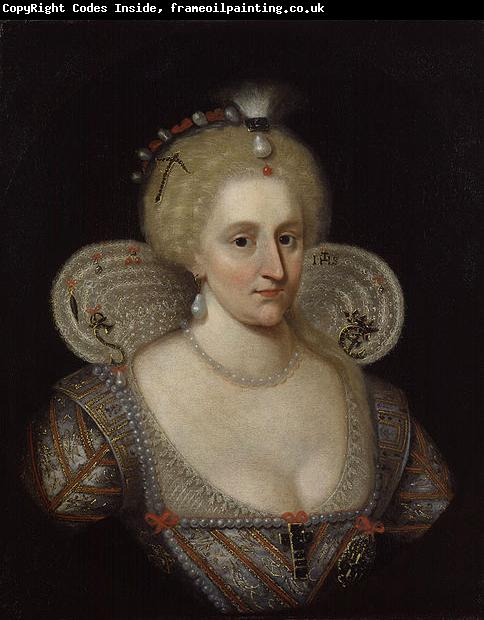 SOMER, Paulus van Portrait of Anne of Denmark